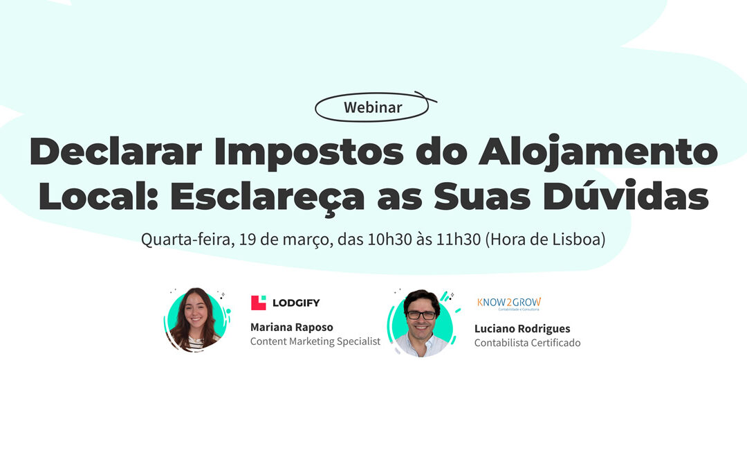 Webinar "Impostos do Alojamento Local"